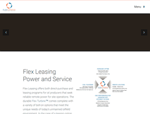 Tablet Screenshot of flexleasingpower.com